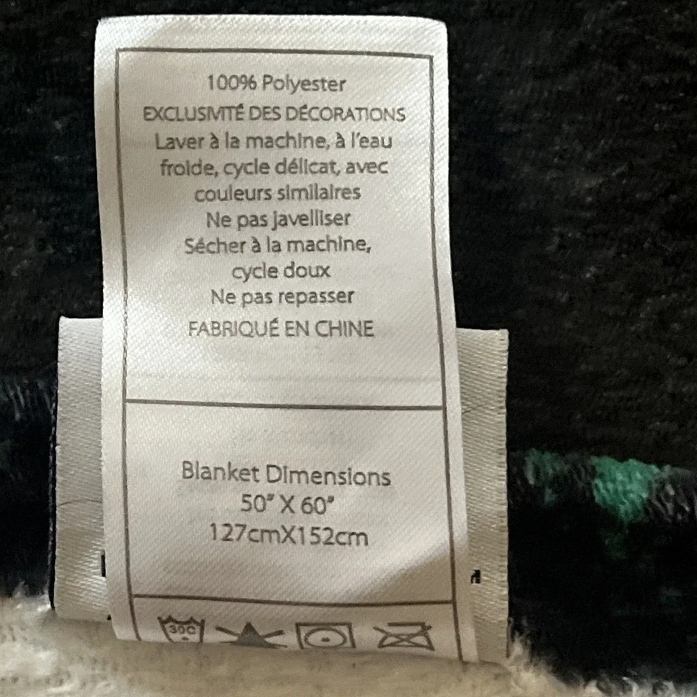 2014 RARE Nickelodeon TMNT Ninja Turtles Large Plush Throw Blanket 50